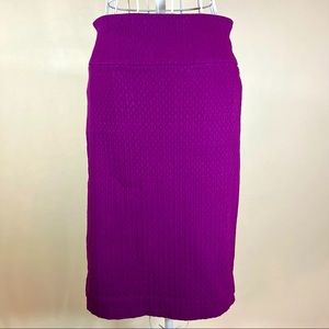Purple Pencil Skirt